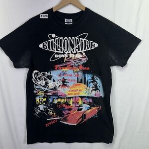 Billionaire Boys Club Graphic T-Shirt Men’s Medium Black Short Sleeve Tee